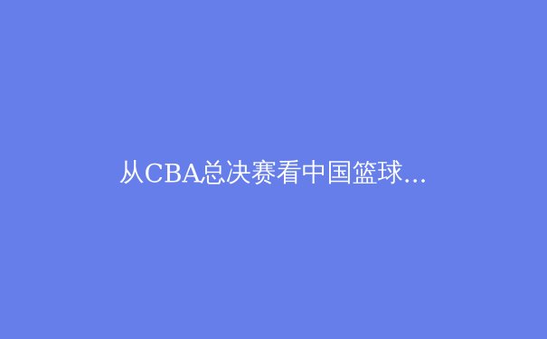 从CBA总决赛看中国篮球职业化进阶之路：体系革新与青训困局的深层博弈